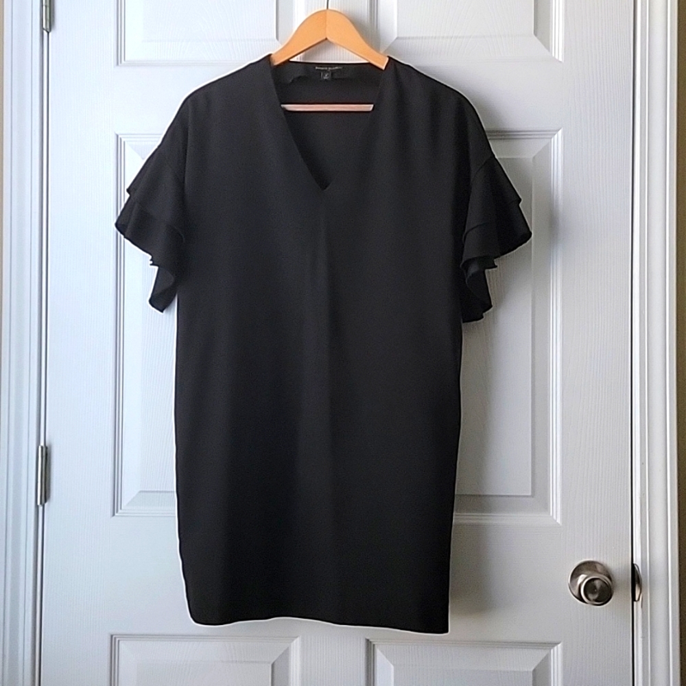 Banana republic, size 8 petite,black dress